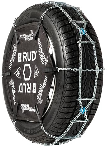 RUD 4718373 Paar Schneekette Kompatibel mit VW Golf 7 Schrägheck 5G1, BQ1, BE1, BE2 195/55R17 195/60R16 195/65R15