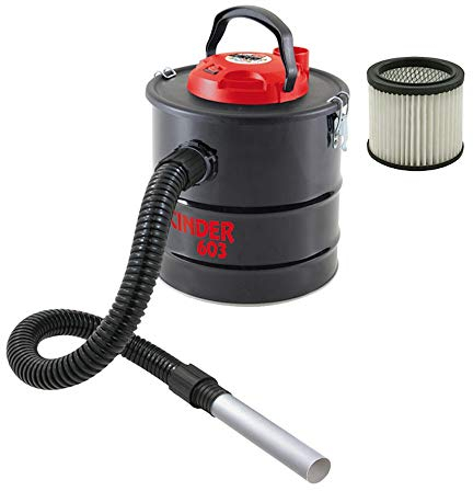 Bidone aspira cenere polvere Valex Cinder 603 800W 11LT filtro ricambio omaggio