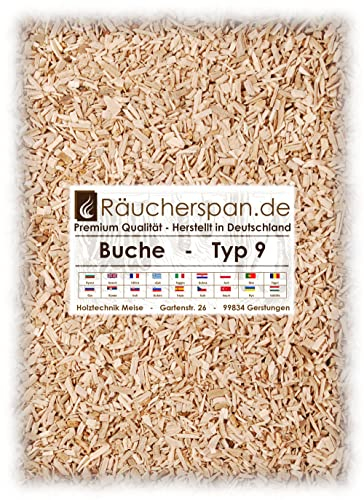 Räucherspäne Buchenholz Typ 9 2-4mm universell verwendbar für Räucherschrank Smokerbox Barbecue (5.00, .)