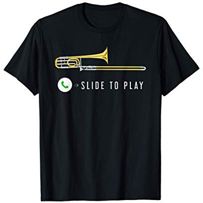 Lustiges Jazz Musiker Posaunist Geschenk Posaune T-Shirt