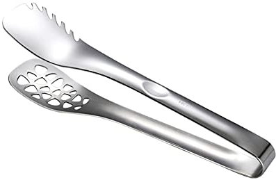 FUFRE Pinzas de barbacoa, pinzas de acero inoxidable, pinzas de barbacoa, de acero inoxidable 304, sistema de cierre patentado para asar, cocinar y servir, apto para lavavajillas (A2)