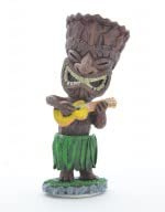 DIXIE STORE Wackelfigur Hawaii Auto Lustig - 11cm Gadget - Wackeldackel Fürs Auto Innen - Autos Spielzeug - Innenraum Zubehör - Tiki Ukulele