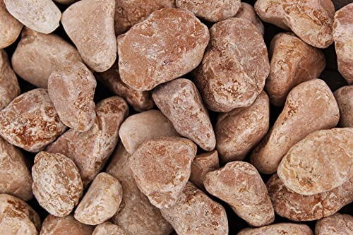 Gartenwelt Riegelsberger Rosso Verona Gravier lavé Grain 25-40 mm Gravier de marbre Galets décoratifs pour jardin