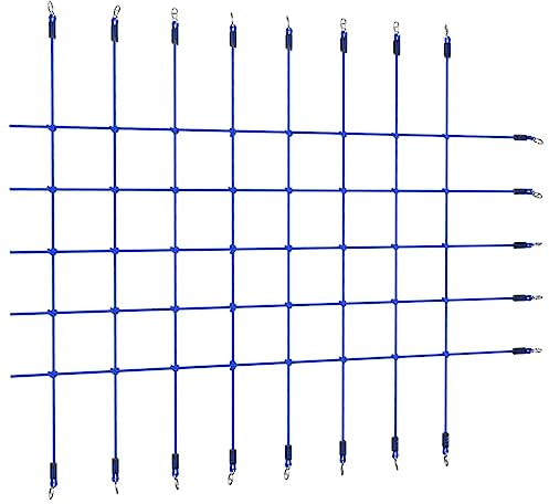 INLIFE Kletternetz 200x150 cm Blau,2.7kg,93175