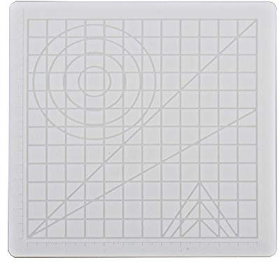 3D Druck Stift Pad Hitzebeständiges Silikonpad mit Mustern Weiß Rollmatte 3D Stift Zubehör Zeichenmatte mit 2 Fingerkappen