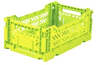 AYKASA Faltbox Klappbox ACID YELLOW neongelb mini - 27x17x11cm