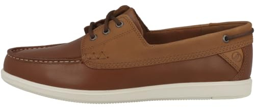 Clarks herr Bratton båtsko, Mörk solbränna, 44 EU