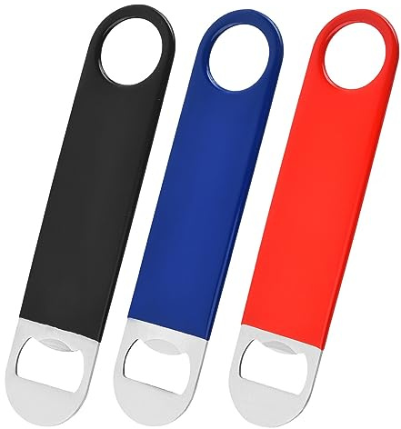 2 Pieces Bartender Bottle Openers Beer Bottle Openers Flat Bottle Opener for Kitchen Bar Restaurant