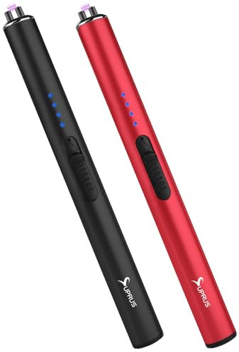 SUPRUS Accendino elettrico Arc antivento senza fiamma USB ricaricabile con serratura di sicurezza