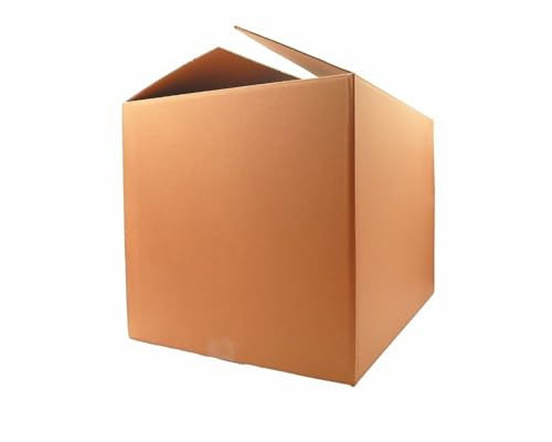 Faltkarton 600x400x400 mm Einwellig Braun | Kartonagen für Versand (1)