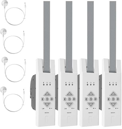 MATOFIX Elektrischer Gurtwickler + Sonnensensor 1m bis 45 kg und 23mm Gurtbreite, inkl. Netzstecker, Wickelkapazität bis 6,3m, Unterputz universal elektrischer Rollladenantrieb Zeitautomatik (2)