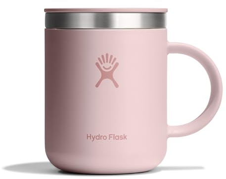 Hydro Flask Coffee Mug – Insulated Stainless Steel, Non Spill, Leak Resistant Travel Mug 12 Oz Trillium Pink