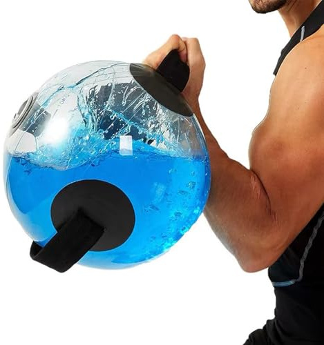 Aquaball mit Aquaball-Training, Fitness Wasserball für Aerobic-Übungen, Leicht zu tragen Wassergewicht Sandbag, Alternative Ball für Core und Balance Stability