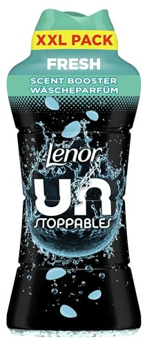 LENOR Unstoppables Perlas de Perfume para la Ropa, 61 Lavados (735g), Suavizante con Fragancia Fresca, Potenciador de Frescor