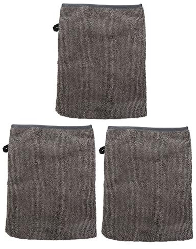 Healeved 3stücke Pack Gesichtshandschuhe Tragbare Reinigungshandschuhe Make-up-entfernungshandschuhe Mikrofaserhandschuhe Für Gesichtspflege Geeignet Für Empfindliche Haut Sicher Und Unbede