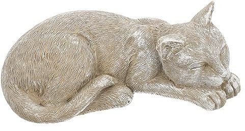 FONDOTIN Pierre Tombale Résine pour Chat Statue Commémorative De Jardin Ornement Extérieur pour Mémorial Animal De Compagnie