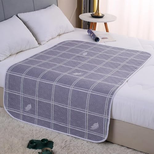 Hearda alèse imperméable 1 Pièce, Lavable Alèses Réutilisable pour Incontinenc, Protection lit Incontinence 100X150CM, 4 Couches de Protection, Convient aux Bébé, Enfant, Adulte,Animaux