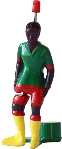 TIPP-KICK Star-Kicker Camerún I Jugadores Originales para jóvenes y Mayores I Diviértase Jugando con Esta Figura de fútbol en Todos Nuestros futbolines I Accesorios I Camiseta Verde
