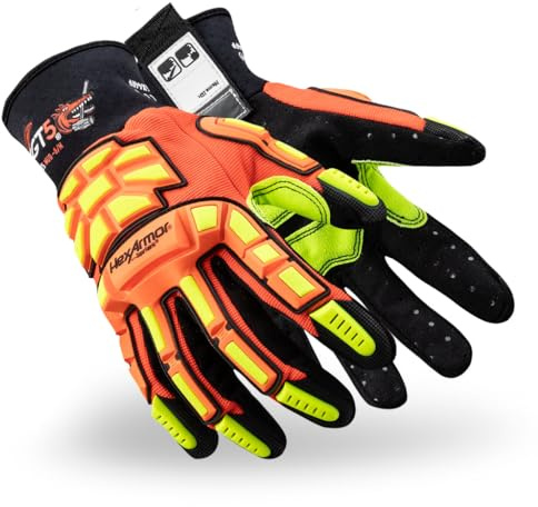 HexArmor Schnittfeste Handschuhe, Gelb/Orange, S, PR