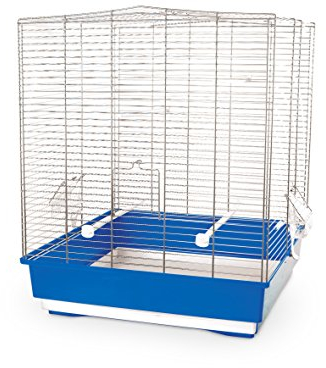 MPS G225.42 Vogelkäfig, Transportkäfig Lisa, klein, blau / chrom