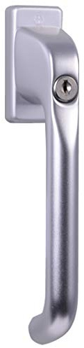 HOPPE Tilt Slide Patio Door Handle 43mm Screw Fix Silver