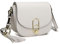 Miss Lulu Schultertasche Damen Umhängetasche Cross Body Bag Modern Mit Reißverschluss Quaste Urlaub Shopping (Weiss)