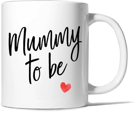Risk-A Designs Mummy to Be Ceramic Mug, Expectant Mum Gift, Mummy Gift, Mum to be Gift, Mum Mug, Pregnancy Reveal Mug Gift