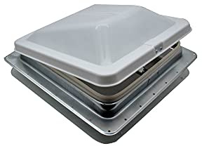Heng'S 74111A-C1G1 Universal Roof Vent Non-Powered with Exchange Lid - 14' Smoke