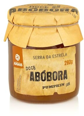 Marmellata di zucca – Vasetto da 280g – Gusto naturale e delizioso – Ideale per dessert e colazioni – Senza coloranti né conservanti – Prodotto gourmet di origine portoghese