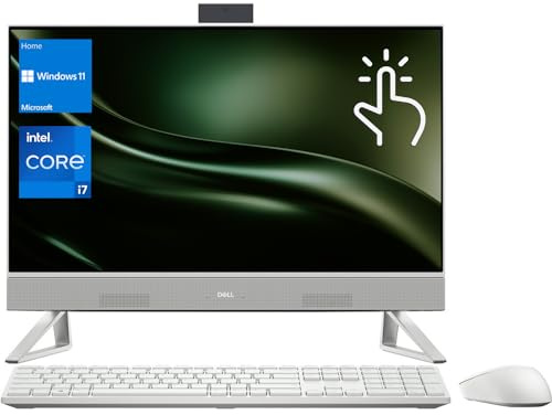 Dell Inspiron 5000 Series 5410 All-in-One Desktop, 23.8 FHD Touchscreen, Intel Core i5-1235U, 8GB RAM, 256GB SSD, Webcam, SD Card Reader, Wireless KB & Mouse, Wi-Fi 6, Windows 11 Home