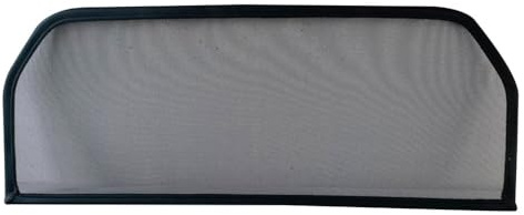 PureWind Windschott kompatibel mit FIAT Barchetta Baujahr 1995-2005 (Schwarz) – Windschott Universal mit Anbaumaterial ohne Tasche