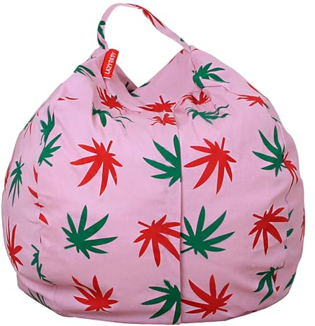 HCDZF Sitzsack Kinder, Spielzeug Aufbewahrung, Organizer für Kuscheltier, stofftier, faltbar Aufbewahrungstasche, Sofa-Sitz,Colour c,26 inch