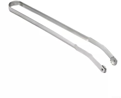 Grill-Wurstwenzange, Edelstahl-Grillzange für Outdoor-Grill, geeignet zum Wenden von Würstchen, Hot Dogs, Hamburgern und Gemüse, Salaten (2 Stück, 38 cm)