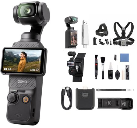 DJI Osmo Pocket 3 Standard Mehrere Zubehörteile Bundle