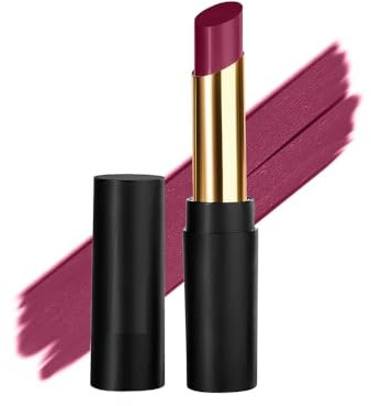 Absolute Beyond Matte Lipstick, Velvety matte finish, blurs lip lines, lightweight & longlasting, Burgundy Boss, 3.4 g (Pack of 1)