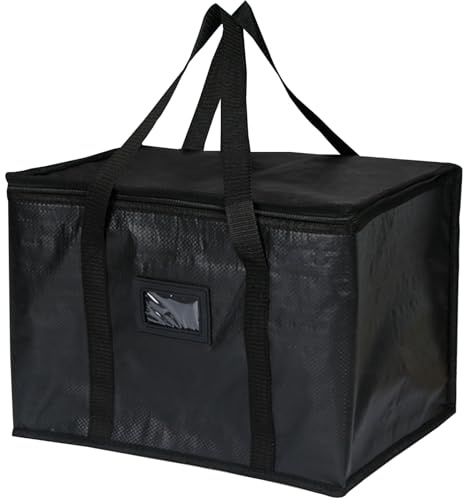 Bafeil 70L Insulated Food Delivery Bag, Large Thermal Delivery Bag for Hot/Cold Meals, Reusable Waterproof Grocery Cooler Bags for Pizza Delivery Drivers, Picnics, Camping & Shopping