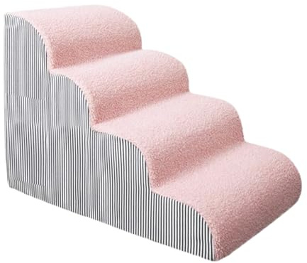 Scale Per Cani Piccoli - Passeggiate Portatili Per Il Divano E Il Letto | Scale Per Cani Senza Scivolo Piccole Razze E Cuccioli | Rampa Da Compagnia In Schiuma Leggera Facile Arrampicata | Collo