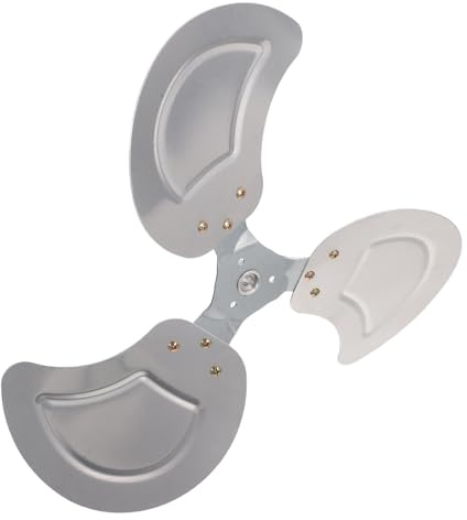 KICHOUSE Hélice de Remplacement en Aluminium 40 CM pour Ventilateur sur Pied Table 3 Pales Étanches Trou Intérieur 8 MM Accessoires Industriels pour Usage Commercial et Grand Espace
