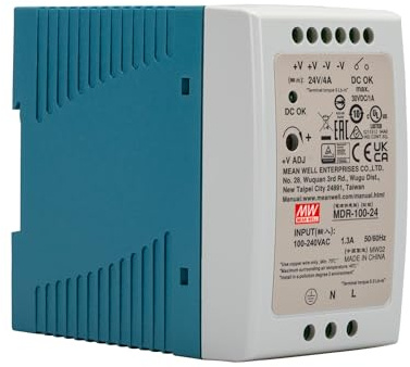 Mean Well mdr-100 – 24 96 W Power Supply Unit – Power Supply Units (96 W, 85 – 264, 47 – 63, 86%, Over Voltage, Überhitzung, Overload,-10 – 60 °C)