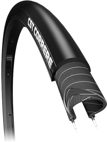 CST 35Cp700X25A1691Bx - Pneumatico 700x25 (25-622) Colore Nero Modello Pieghevole Correre 120tpi