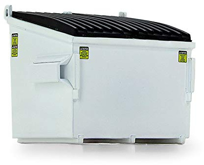 First Gear White Novelty & Specialty Items 1/34 Scale Trash Bin