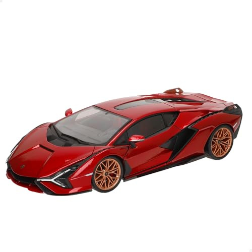 Bburago B18-11046R Lamborghini SIAN 1:18 Scale Die-Cast Collectible Car, Assorted Colours, Red