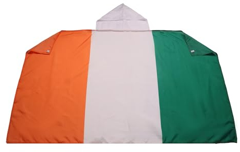 AZ FLAG Elfenbenskustens flagga 150 x 90 cm - Cape Elfenbenskustens flagga 100% polyester med integrerade ärmar - Body Flag 80 g