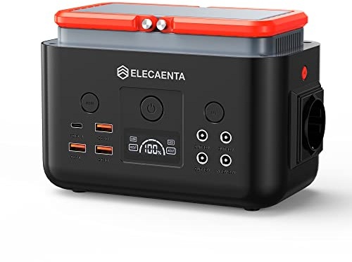 Centrale Elettrica Portatile LiFePO4 200Wh 62500mAh Generatore Solare AC 200W(400W Picco) Leggero 2KG Accumulatore di Energia Stazione di Alimentazione per Campeggio Viaggio Emergenza