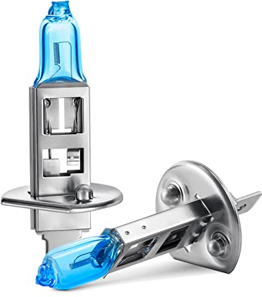 LTONXEN H1 Halogen Scheinwerfer Birne, E-Prüfzeichen, Warmweiß für Auto 12V 60W/55W Abblendlicht Ersatz Glühlampen.(2 Stück)