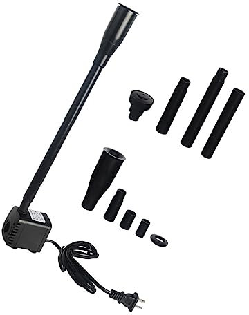 CAXUSD 1satz Wasserpumpe Für Springbrunnen Leise Tauchpumpe Luftzirkulation Für Teiche Aquarien Und Garten Einstellbare Durchflussrate Energieeffizient Für Vogelbäder Und Dekoration