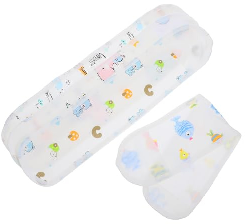 BIUDECO Ceinture Abdominale Bébé en Coton Doux et Respirant, Taille Ajustable Motifs Cartoon Mignons, Couverture Ventrale pour -né et Nourrisson