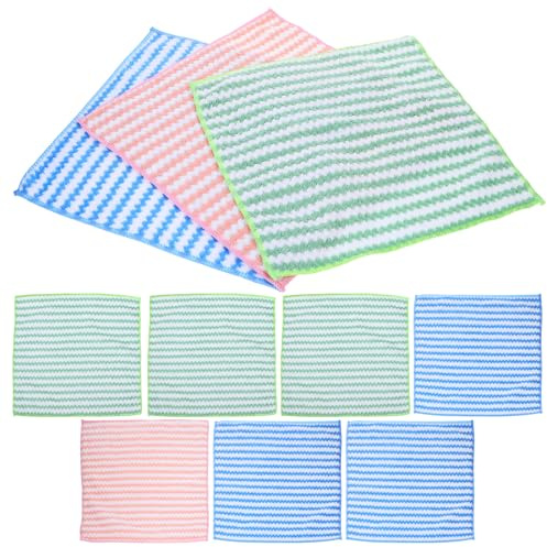 YARNOW Lot de 10 Couvertures Absorbantes pour Petits Animaux Revêtement de Cage pour Cobayes et Hamsters Tissu Ultrafin 30X30 CM Lavable et Doux pour Lapins et Furets en Hiver