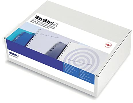 GBC 445494 MultiBind Drahtbinderücken, 6mm, silber, 100 Stück ,