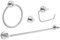 GROHE 40823001 | Juego de accesorios esenciales | 4 en 1 | Cromo